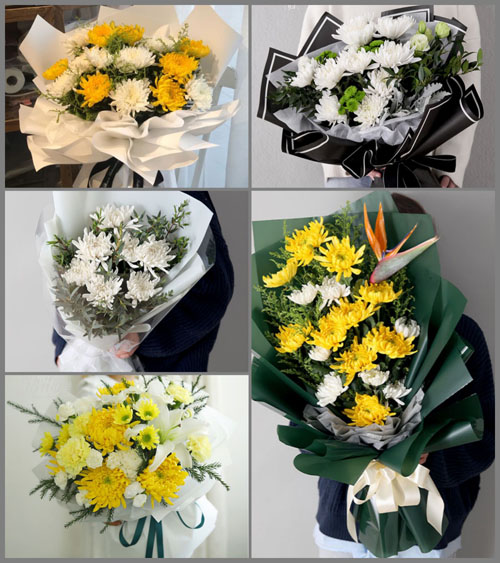 山东潍坊安丘市景芝镇彭旺店子村白事花束代送